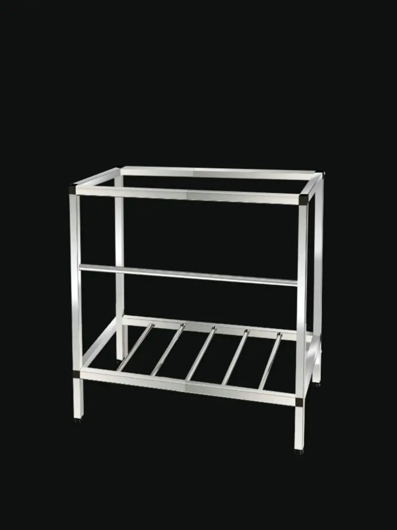 Fabricated Outdoor Free Standing 100% Whole Body Stainless Steel 304 Kitchen Sink Wash Basin and Platform with Bracket