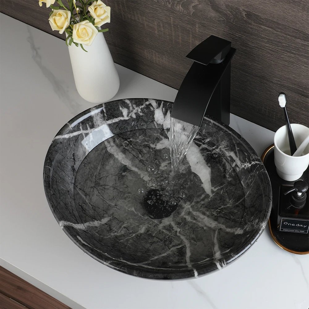Marbling Rectangle Vessel Sink with Faucet Drain Ceramic Vessel Sinks Oval Bathroom Sink Bowl Above Counter with Mixer Tap Marbling Rectangle Vessel Sink with Faucet Drain Ceramic Vessel Sinks Oval Bathroom Sink Bowl Above Counter with Mixer Tap