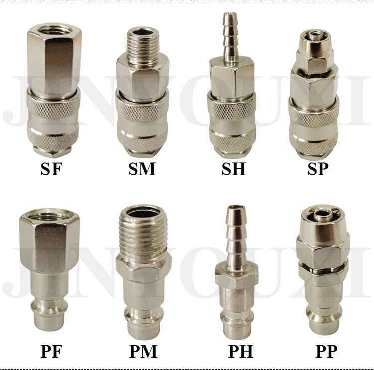EU European Standard For Air Hose Fittings Coupling Compressor Accessories Pneumatic Quick Connector Release Fitting