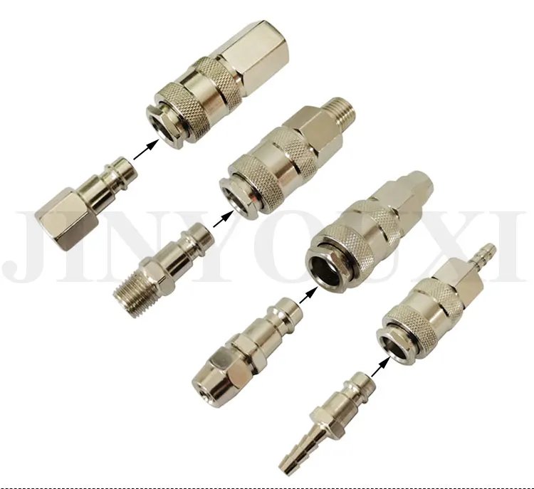 EU European Standard For Air Hose Fittings Coupling Compressor Accessories Pneumatic Quick Connector Release Fitting