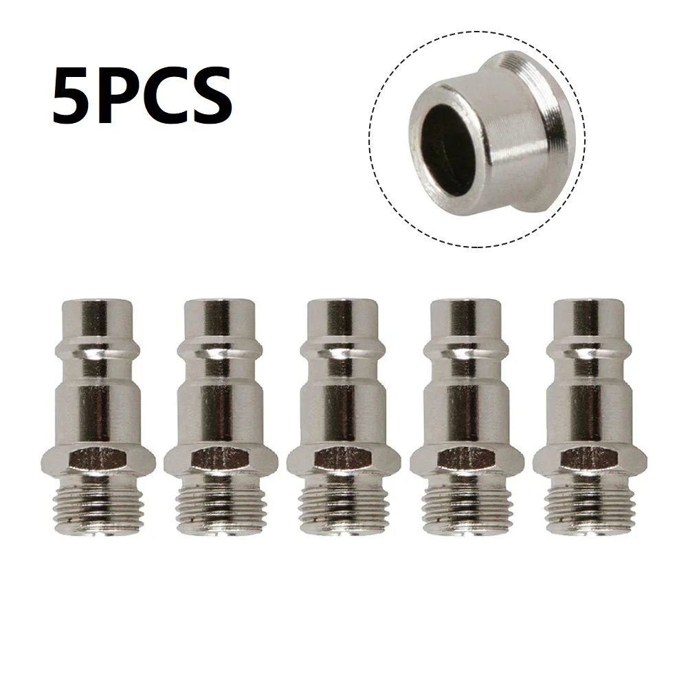 5Pcs Pneumatic Fitting European Standard EU Euro Type Quick Coupling Connector Coupler For Air CompressorMale Thread  BSP Male