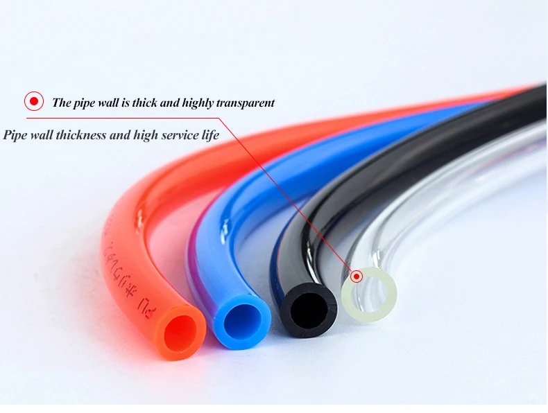 1M/2M/5M/10M/20M Air Component Hose 4mm 6mm 8mm 10mm 12mm Polyurethane Tubing Pneumatic Hose Pu PipeAir Tube Compressor Hose