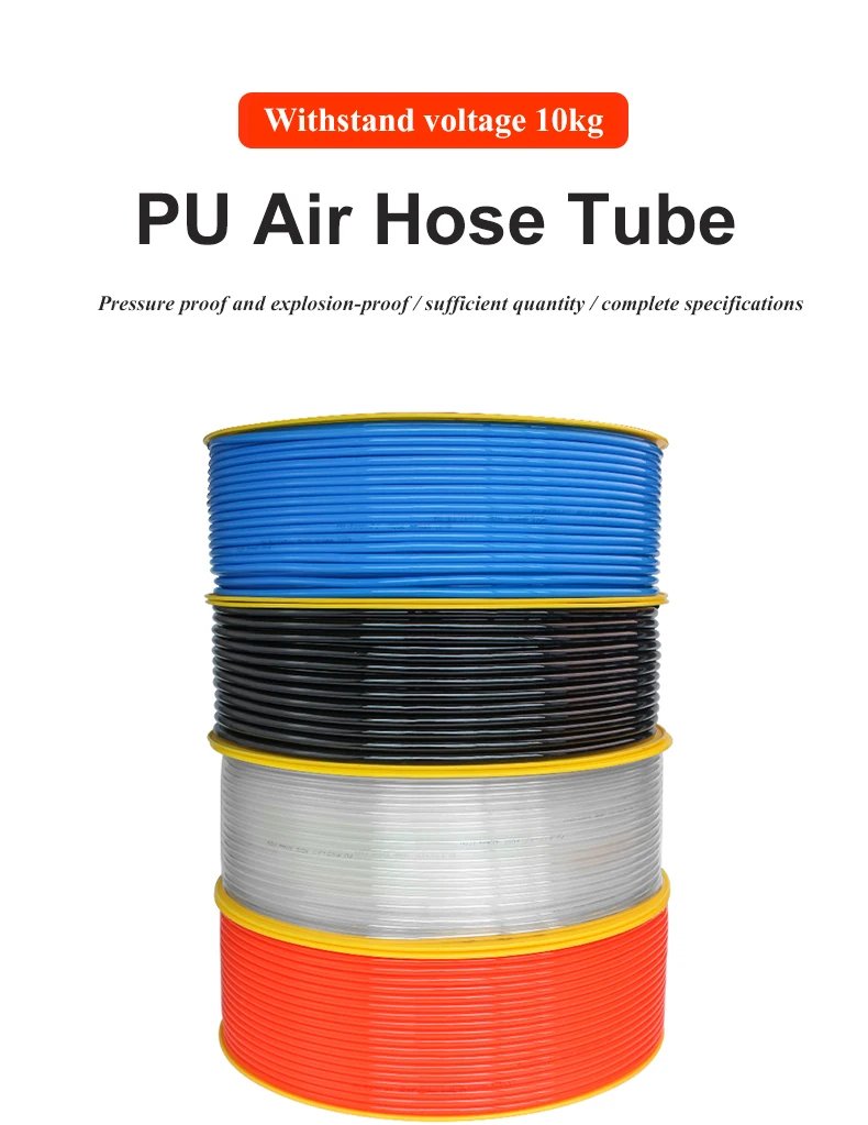 1M/2M/5M/10M/20M Air Component Hose 4mm 6mm 8mm 10mm 12mm Polyurethane Tubing Pneumatic Hose Pu PipeAir Tube Compressor Hose