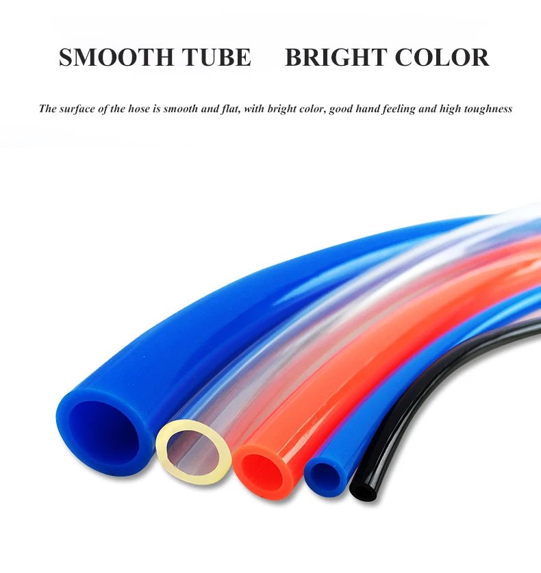 1M/2M/5M/10M/20M Air Component Hose 4mm 6mm 8mm 10mm 12mm Polyurethane Tubing Pneumatic Hose Pu PipeAir Tube Compressor Hose