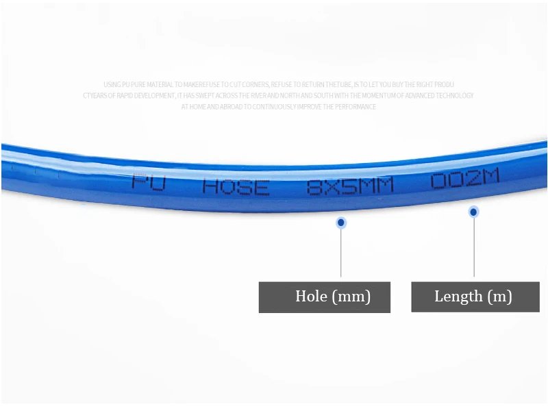 1Meter 8mm 6mm 4mm 10mm Air Hose Pneumatic Tube Pipe PU Hoses 12mm 14mm For Compressor Polyurethane Tubing 8x5mm 6x4 12x8