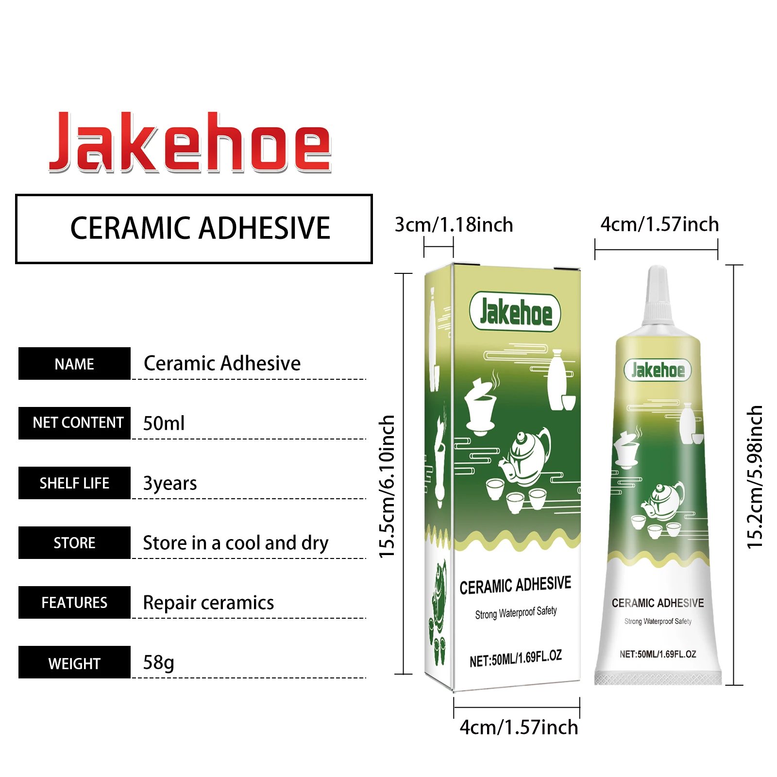 Hot Selling Ceramic Special Adhesive With Strong Adhesion Flower Vases Porcelain Glass Repair Cracks Multi-functional Adhesive