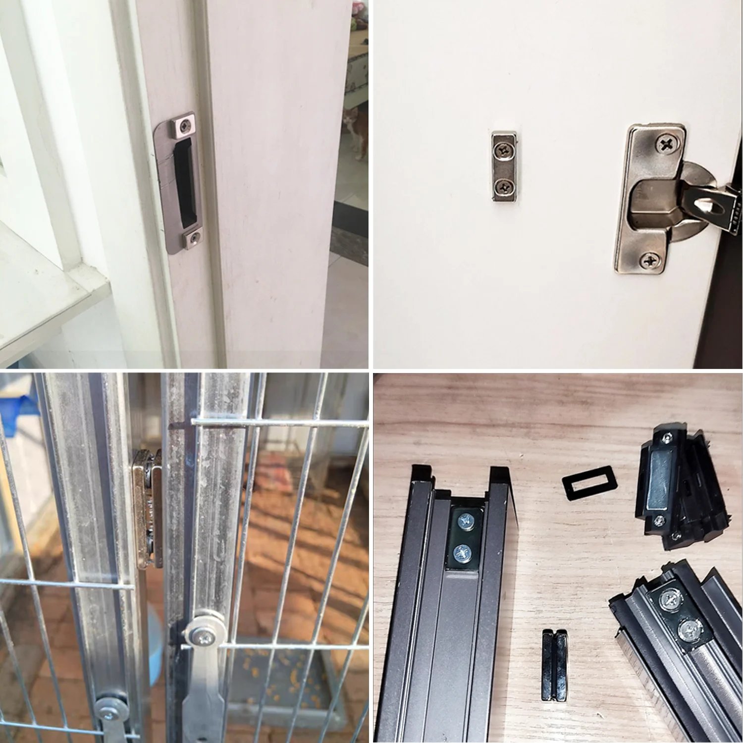 Strong Block Neodymium Magnets with Countersunk Hole N35 NdFeB Powerful Permanent Magnetic Square Rectangle Fridge Magnet