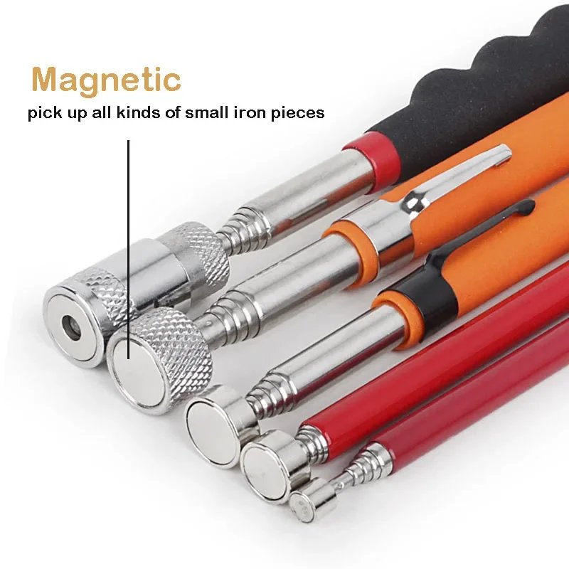 Magnetic Pickup Tool Telescopic Adjustable Magnetic Pick-Up Tool Grip Extendable Magnet Stick Handy Tool for Picking Up Nut Bolt Magnetic Pickup Tool Telescopic Adjustable Magnetic Pick-Up Tool Grip Extendable Magnet Stick Handy Tool for Picking Up Nut Bolt
