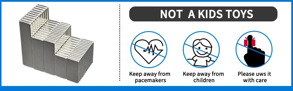 1/3/5/10/20Pcs 60x10x3 Powerful Neodymium Magnets 60mm x 10mm x3mm N35 Rectangular Block Super Strong Permanent Magnetic imanes
