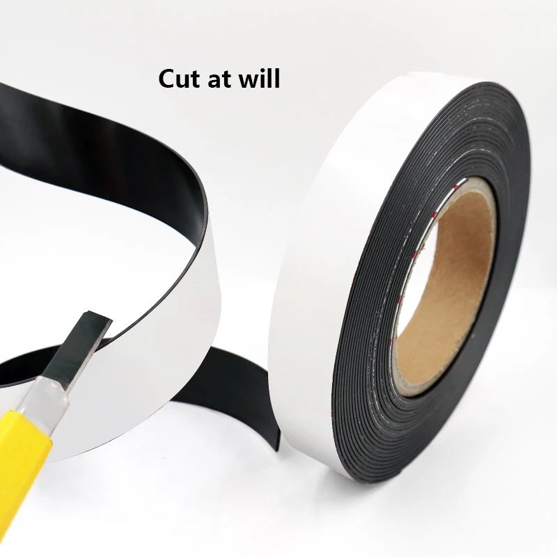 Strong Flexible Magnet Strip Self Adhesive Magnetic Tape Rubber Magnet Tape Lenght 39.37inch Strong Flexible Magnet Strip Self Adhesive Magnetic Tape Rubber Magnet Tape Lenght 39.37inch