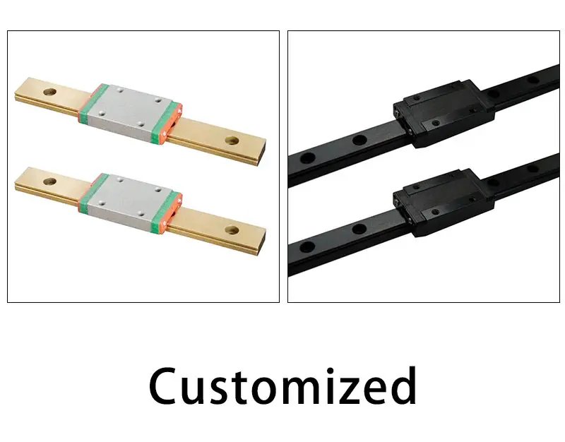 KGT MGN7H MGN9H MGN12H MGN15H RoHS L from100mm to 1000mm miniature linear guide rail slide carriage 3D Printer part MGN12C CNC