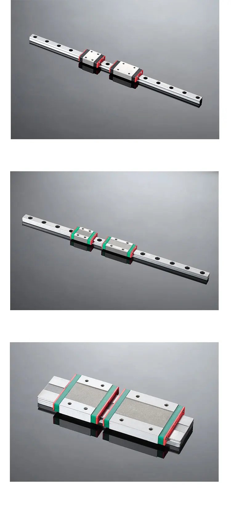 KGT MGN7H MGN9H MGN12H MGN15H RoHS L from100mm to 1000mm miniature linear guide rail slide carriage 3D Printer part MGN12C CNC