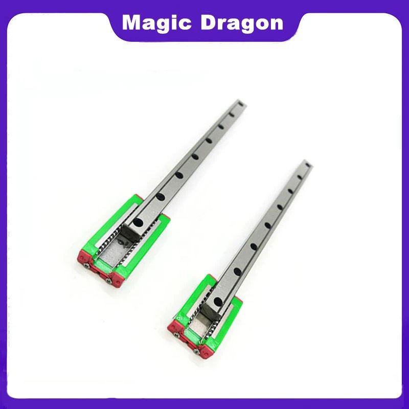 12mm Linear Guide MGN12 100 150 200 250 300 350 400 450 500 550 600 700 800 1000 mm +MGN12H or MGN12C block 3d printer CNC