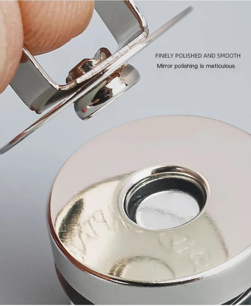 10 Pcs/Pack 14-18MM Magnetic Snap Fasteners Clasps Buttons Handbag Purse Wallet Craft Bags Parts Accessories