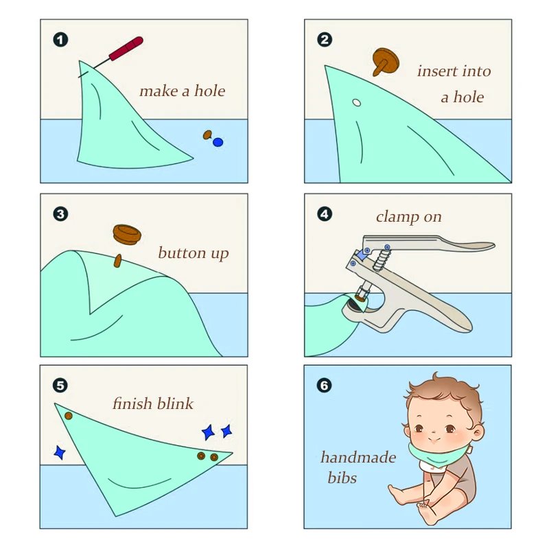 Wholesale T5 Plastic Snap Buttons For Clothing DIY Garment Press Stud Fasteners Used to Kids diapers/Bibs/Bags/Folder/