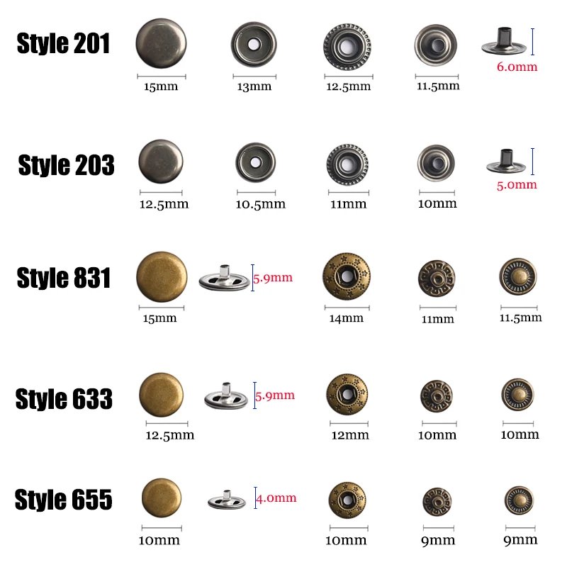 Metal Snap Fasteners Button Kits with Fastener Botones Installation Pliers Sewing Accessories For Clothing Jacket Leather Craft Metal Snap Fasteners Button Kits with Fastener Botones Installation Pliers Sewing Accessories For Clothing Jacket Leather Craft