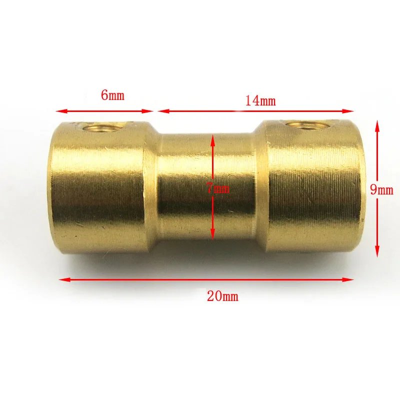 Brass Rigid Motor Shaft Coupling Coupler Motor Transmission Joint Connector Sleeve Adapter 2mm 2.3mm 3mm 3.17mm 4mm 5mm 6mm Brass Rigid Motor Shaft Coupling Coupler Motor Transmission Joint Connector Sleeve Adapter 2mm 2.3mm 3mm 3.17mm 4mm 5mm 6mm