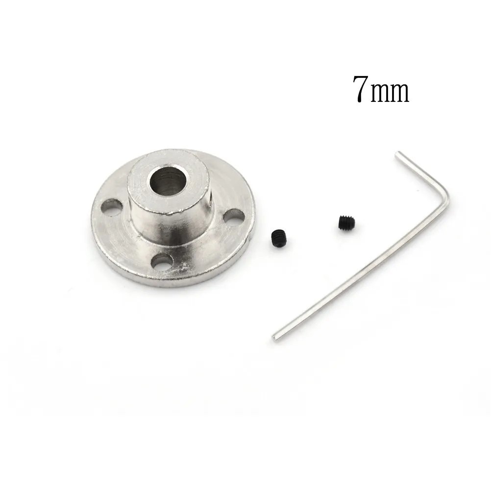 3/4/5/6/7/8/10mm R11 Rigid Flange Coupling Iron Motor Guide Shaft Coupler Motor Connector Set Power Transmission Parts Hardware