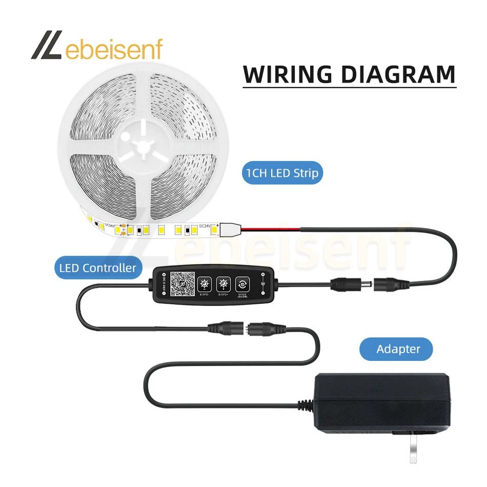 New DC 5V 12V 24V 6A Single Color LED Strip Light Smart Bluetooth APP Music MIC Timing Group Lighting Mini DIM Dimmer Controller