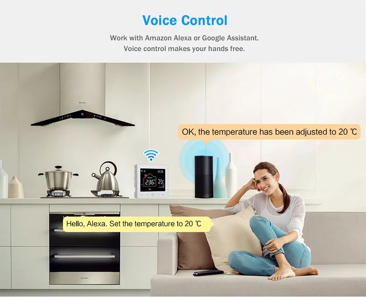Tuya Wifi Boiler Thermostat Wireless Battery Gas Boiler Smart Thermostat Temperature Controller Alexa Google Home Smart Lile Tuya Wifi Boiler Thermostat Wireless Battery Gas Boiler Smart Thermostat Temperature Controller Alexa Google Home Smart Lile