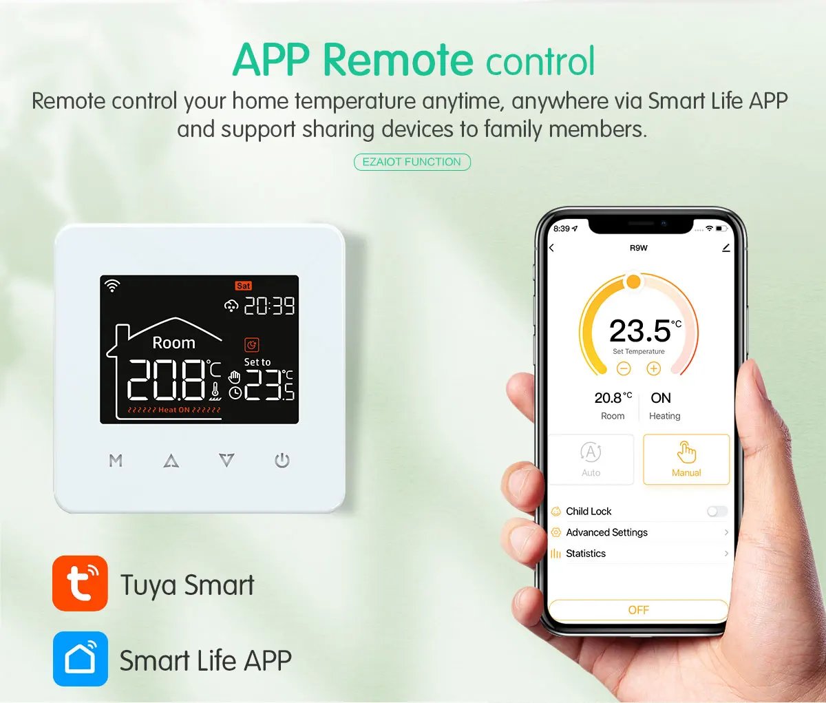 Tuya Smart Home Thermostat Water Electric Warm Floor Heating Gas Boiler WiFi Temperature Remote Controller with Google Alexa Tuya Smart Home Thermostat Water Electric Warm Floor Heating Gas Boiler WiFi Temperature Remote Controller with Google Alexa