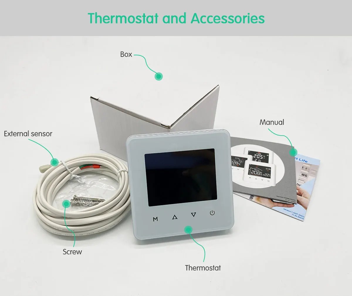 Tuya Smart Home Thermostat Water Electric Warm Floor Heating Gas Boiler WiFi Temperature Remote Controller with Google Alexa Tuya Smart Home Thermostat Water Electric Warm Floor Heating Gas Boiler WiFi Temperature Remote Controller with Google Alexa