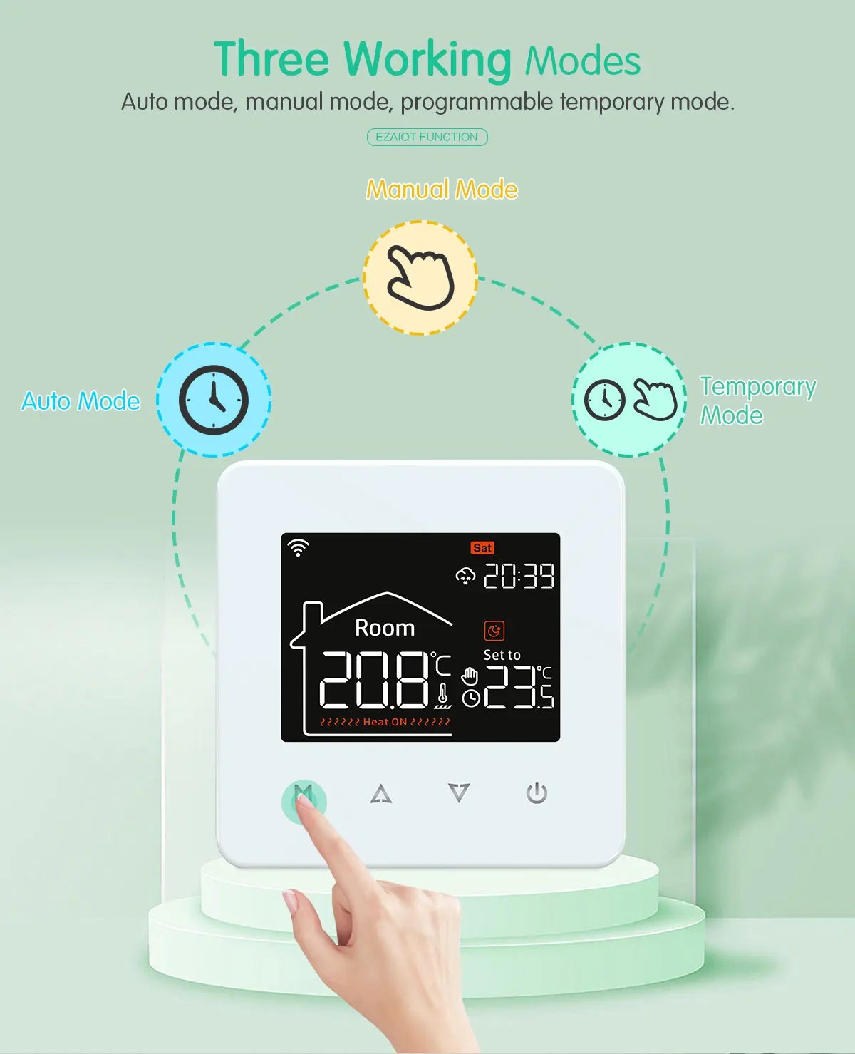 Tuya Smart Home Thermostat Water Electric Warm Floor Heating Gas Boiler WiFi Temperature Remote Controller with Google Alexa Tuya Smart Home Thermostat Water Electric Warm Floor Heating Gas Boiler WiFi Temperature Remote Controller with Google Alexa