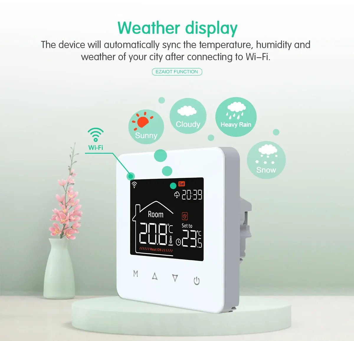 Tuya Smart Home Thermostat Water Electric Warm Floor Heating Gas Boiler WiFi Temperature Remote Controller with Google Alexa Tuya Smart Home Thermostat Water Electric Warm Floor Heating Gas Boiler WiFi Temperature Remote Controller with Google Alexa