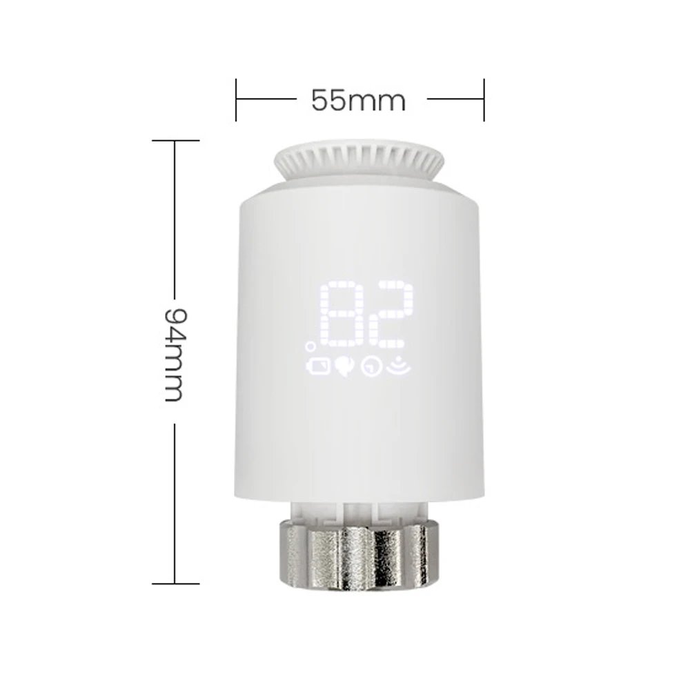 Tuya Smart ZigBee TRV Radiator Actuator Valve Thermostatic Radiator Valve Temperature Controller Support Alexa Google Home Tuya Smart ZigBee TRV Radiator Actuator Valve Thermostatic Radiator Valve Temperature Controller Support Alexa Google Home