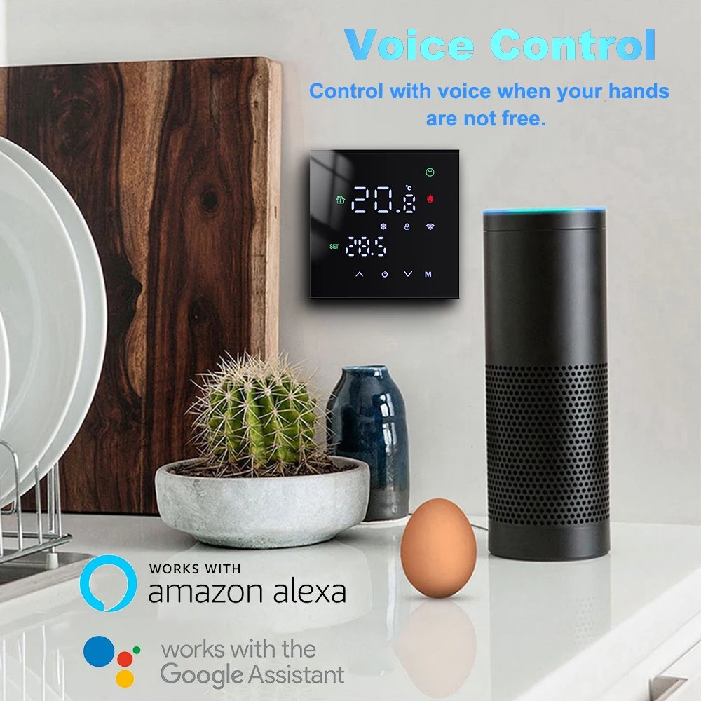 Smart Temperature Remote Controller M3H Tuya WiFi Thermostat 3A 16A LCD Display Touch Screen for Water/Electric Floor/Gas Boiler