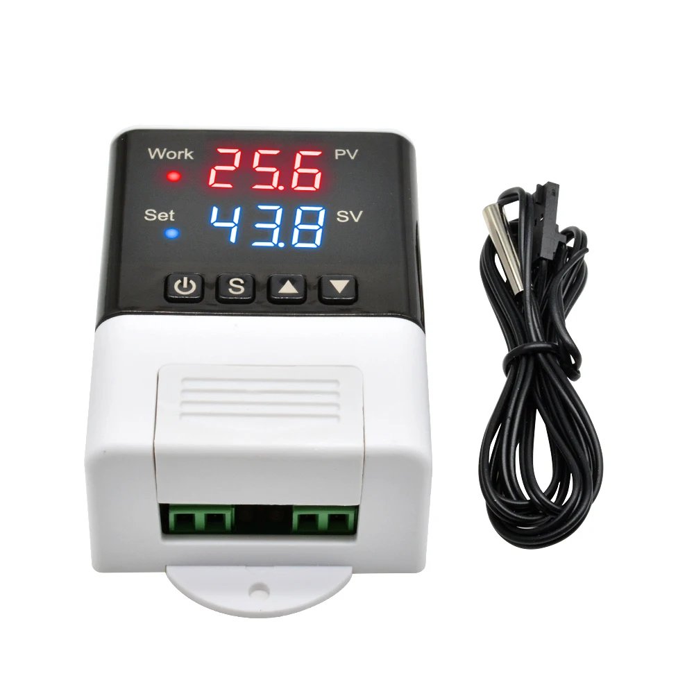 Wifi Thermostat Humidistat 12V 110V 220V Digital Temperature Humidity Controller Regulator Auto Car Incubator Thermoregulator