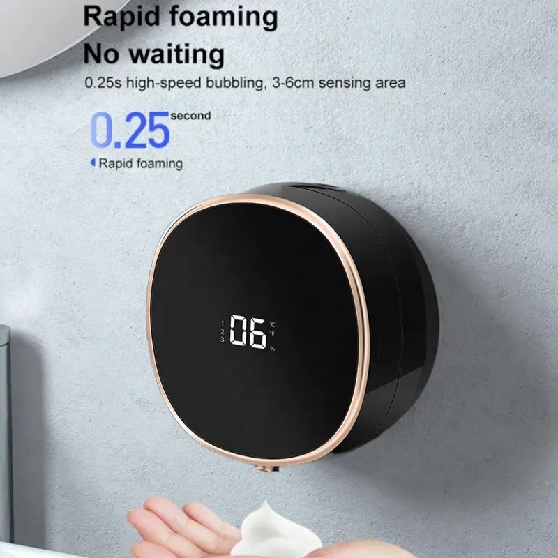 Smart Soap Dispenser 280ml Touchless Motion Sensor Washing Hand Device 1200mah Wall-Mounted Liquid Soap Dispenser
