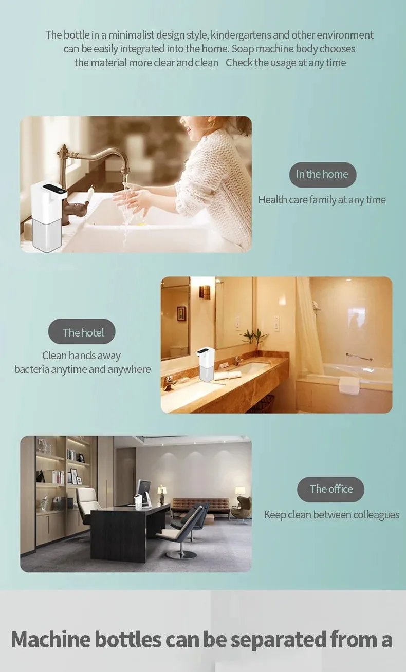 Automatic Inductive Soap Dispenser Foam Washing Smart Hand Washing Soap Dispenser Alcohol Spray Dispenser Washing Disinfector