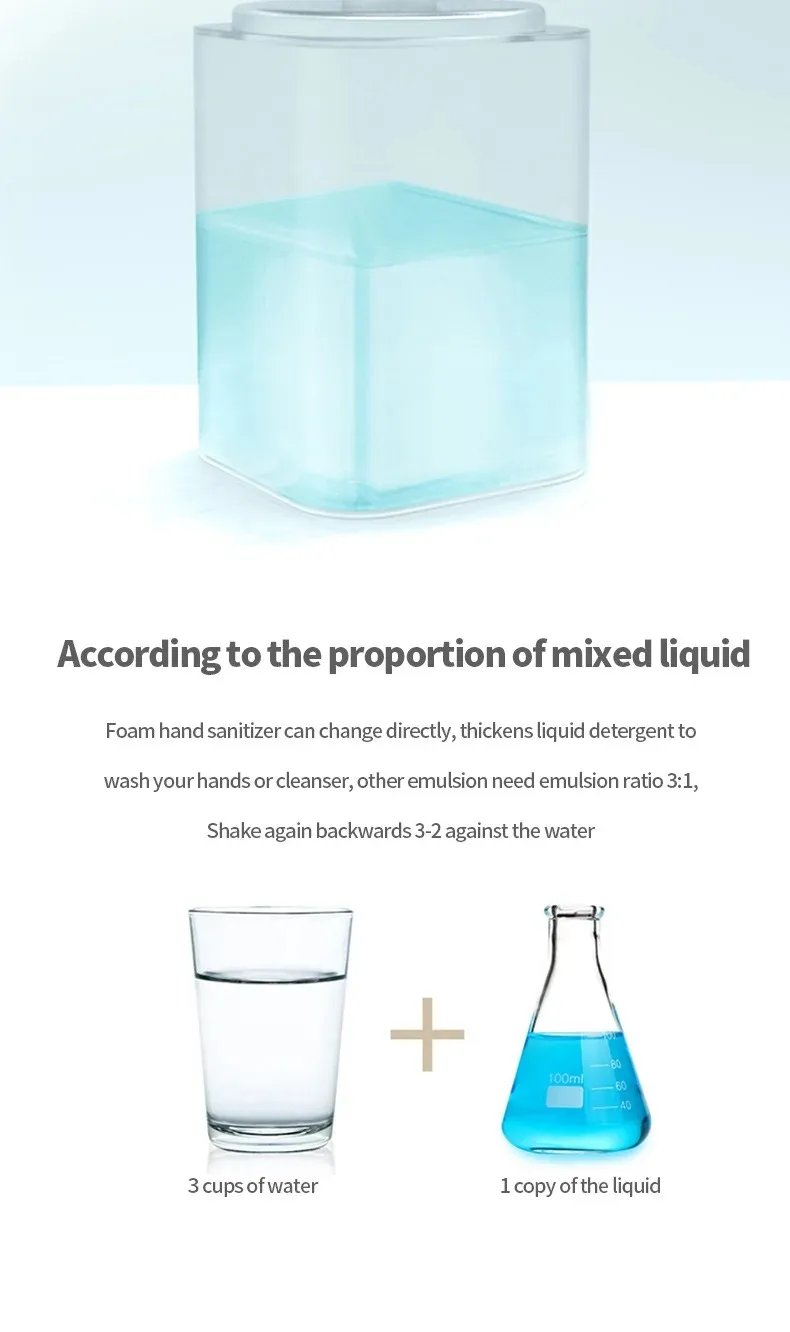 Automatic Inductive Soap Dispenser Foam Washing Smart Hand Washing Soap Dispenser Alcohol Spray Dispenser Washing Disinfector