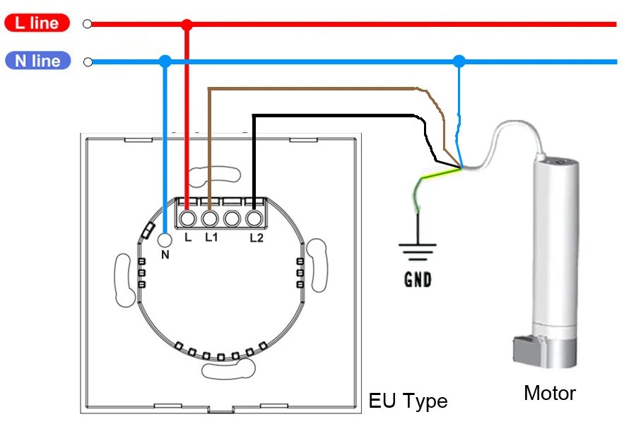 Electric Curtains Blinds Roller Shutter Connected Switch WiFi Tuya Smart App Control Works with Alexa Google Home Siri Electric Curtains Blinds Roller Shutter Connected Switch WiFi Tuya Smart App Control Works with Alexa Google Home Siri