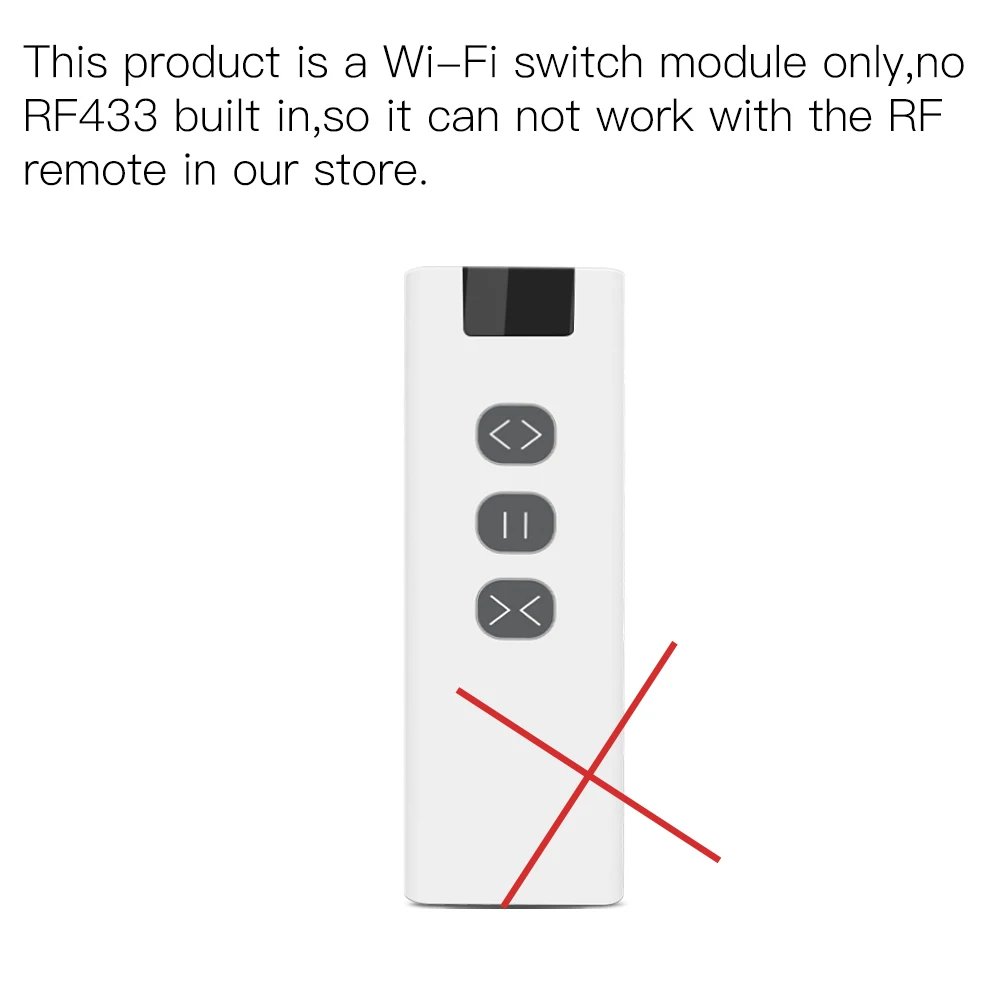 WiFi Mini Smart Curtain Switch Module Roller Blinds Shutter Motor Smart Life Tuya APP Remote Control Work with Alexa Google Home