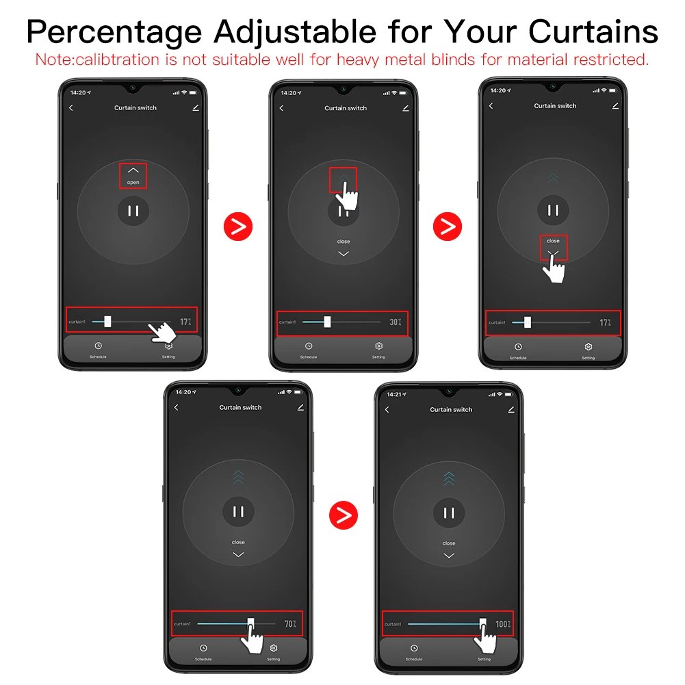 WiFi Mini Smart Curtain Switch Module Roller Blinds Shutter Motor Smart Life Tuya APP Remote Control Work with Alexa Google Home