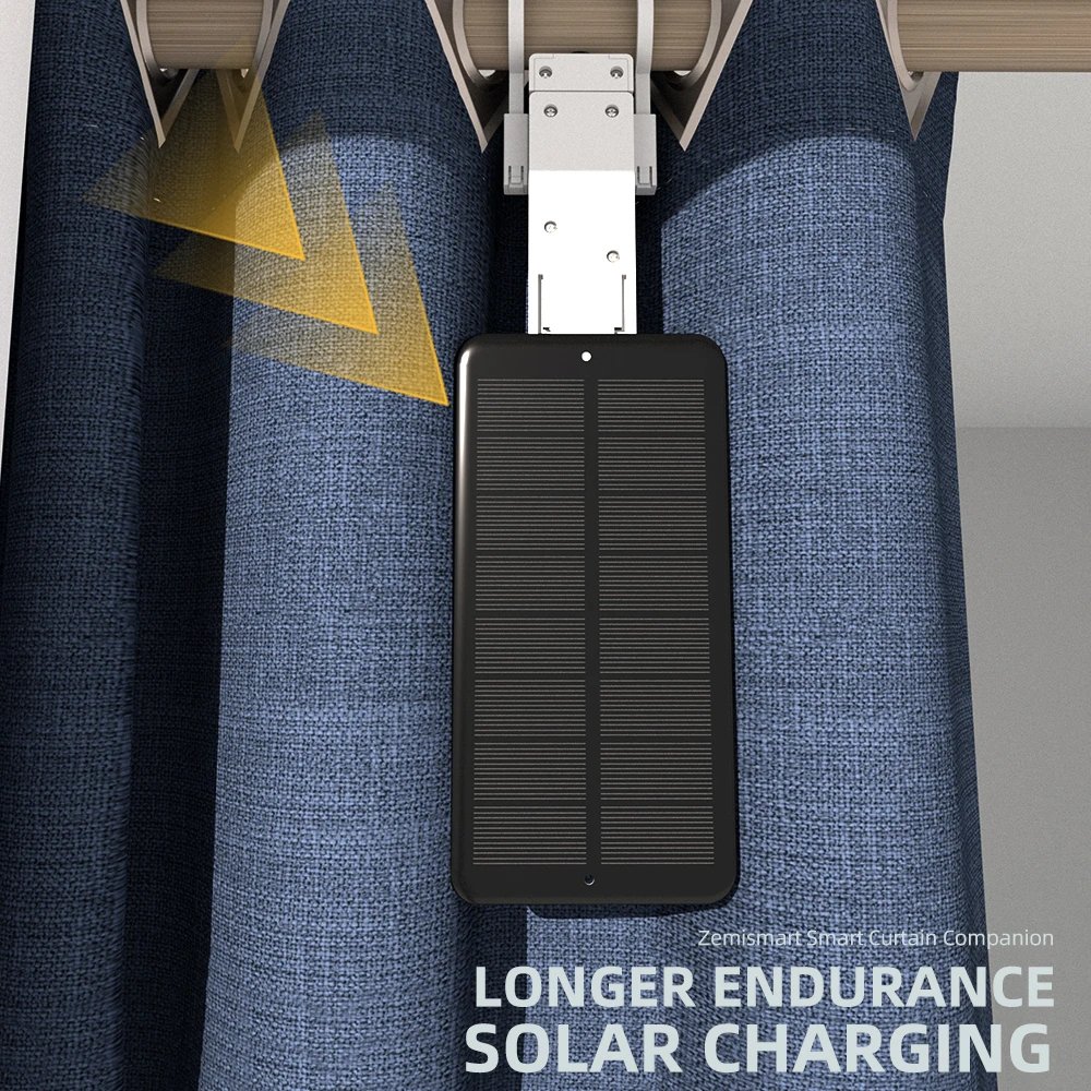 Tuya Zigbee Smart Curtain Driver Robot For Roman I Type U Type Curtains Track Alexa Google Home Control Zemismart Motor Drivers