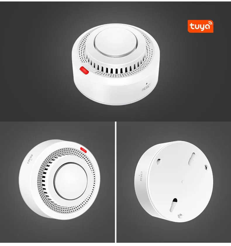 Independent Smoke Detector Sensor Fire Alarm Home Security System Firefighters Tuya WiFi Smoke Alarm Fire Protection Independent Smoke Detector Sensor Fire Alarm Home Security System Firefighters Tuya WiFi Smoke Alarm Fire Protection