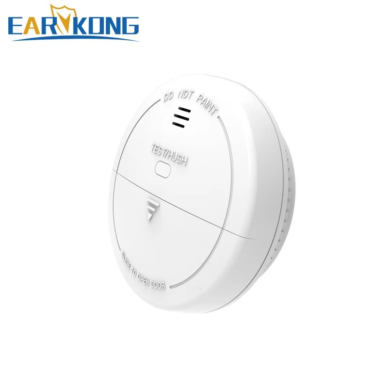 433MHz Wireless Smoke Detector Sensor White 80db Alarm Fire Smoke Detector Fire Protection For Home Security Alarm System 433MHz Wireless Smoke Detector Sensor White 80db Alarm Fire Smoke Detector Fire Protection For Home Security Alarm System