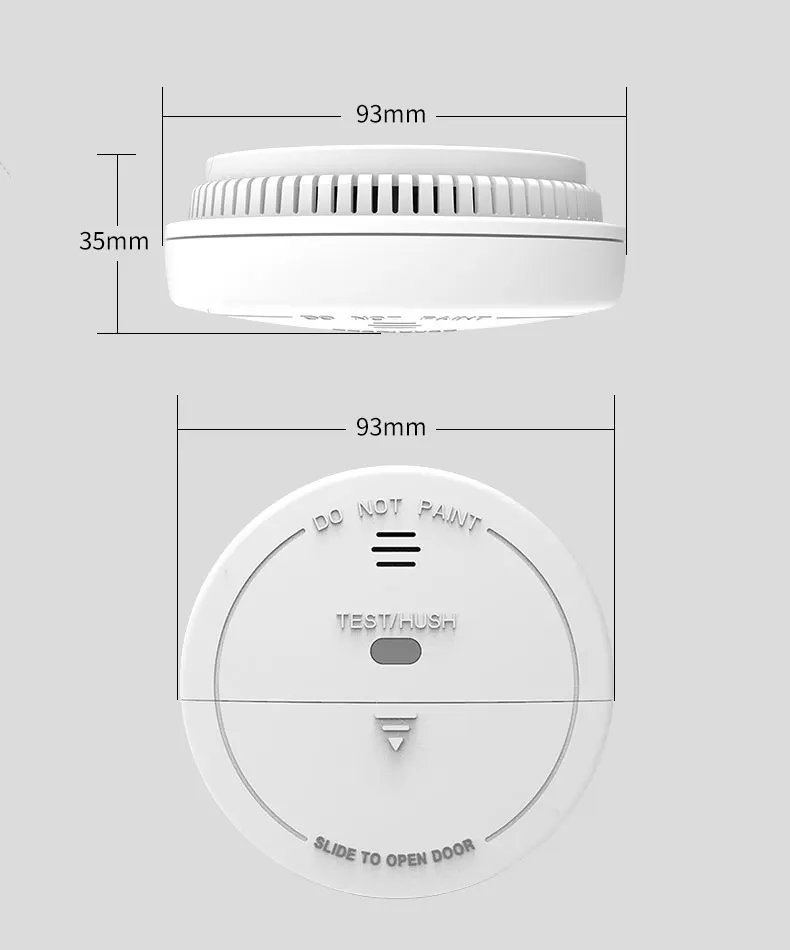 433MHz Wireless Smoke Detector Sensor White 80db Alarm Fire Smoke Detector Fire Protection For Home Security Alarm System 433MHz Wireless Smoke Detector Sensor White 80db Alarm Fire Smoke Detector Fire Protection For Home Security Alarm System
