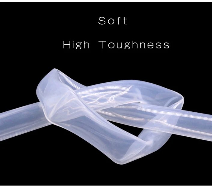 1/5M Silicone Tube ID 1 2 3 4 5 6 7 8mm Flexible Rubber Hose Thickness 1mm Food Grade Soft Milk Beer Drink Pipe Water Connector