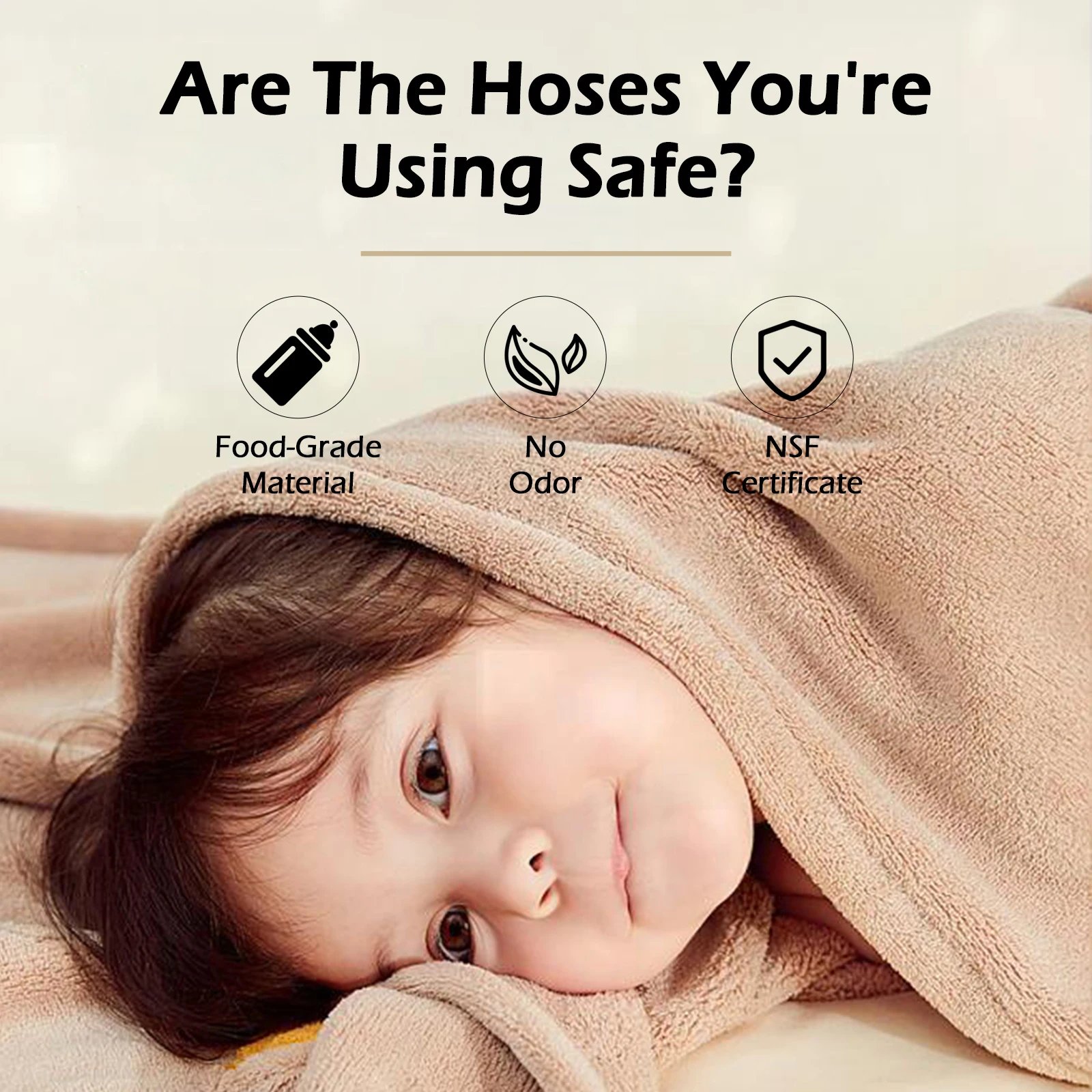 High Quality Silicone Shower Hose 1.5/2M Flexible Bath Tube Explosion Proof Plumbing Pipe Soft With Baby Skin Touch