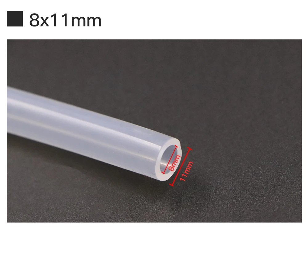Silicone Tube 7mm 8mm Water Pipe Flexible Hose For Water Sensor Water Pump  Water Chiller For CO2 Laser Cutting Machine