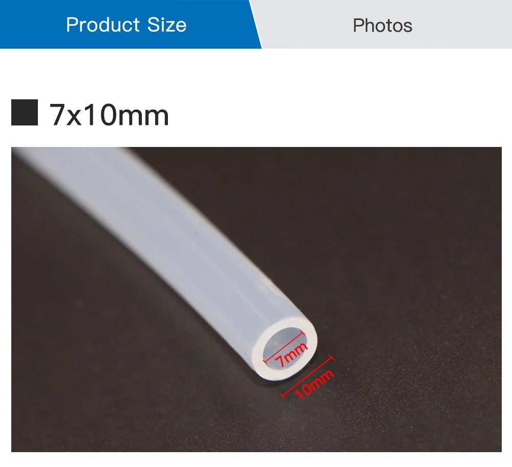 Silicone Tube 7mm 8mm Water Pipe Flexible Hose For Water Sensor Water Pump  Water Chiller For CO2 Laser Cutting Machine