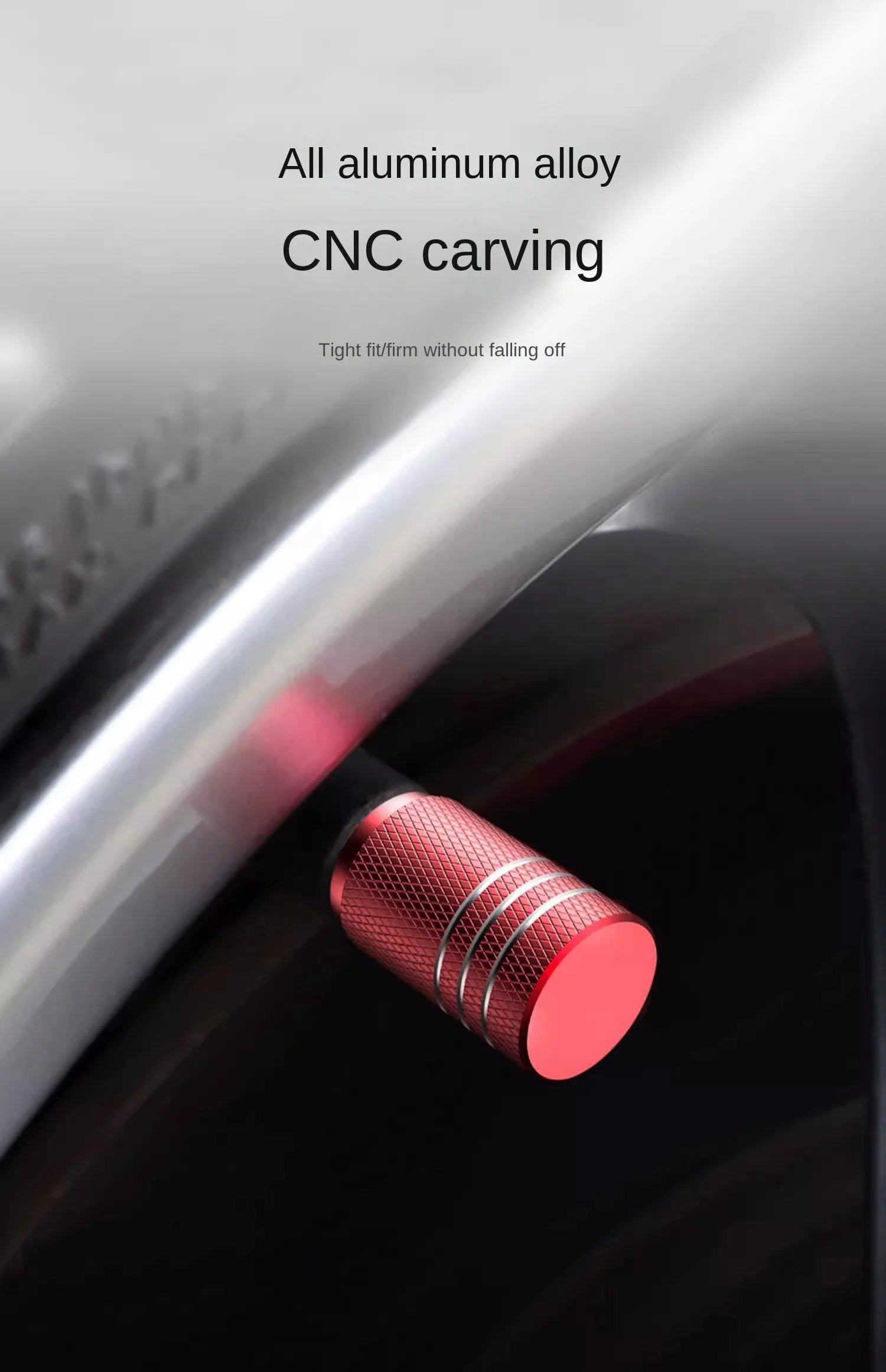 4Pcs Car Tire Valve Stems Cap Knurling Style Tire Valve Cap Aluminum Tire Wheel Stem Air Valve Cap car Universal accessories