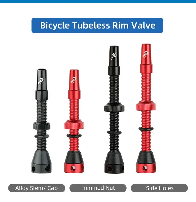 Deemount 44/60mm Presta Valves for Road Tubeless Tire CNC Alloy Stem Brass Core Cycling DIY F/V Nozzle Nipple Replacement