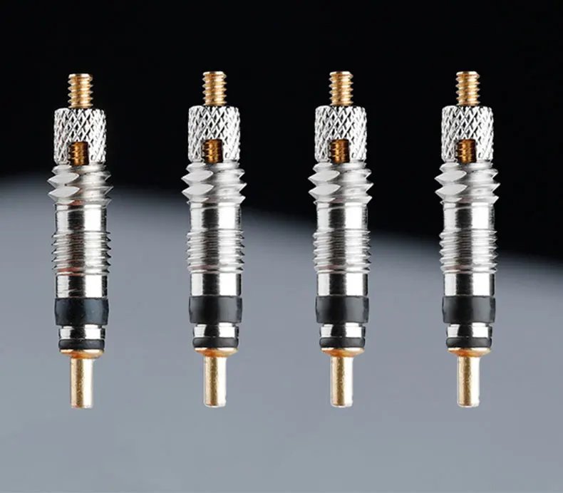 Deemount 44/60mm Presta Valves for Road Tubeless Tire CNC Alloy Stem Brass Core Cycling DIY F/V Nozzle Nipple Replacement