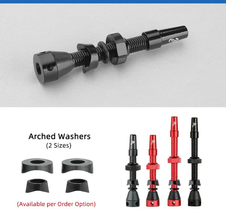Deemount 44/60mm Presta Valves for Road Tubeless Tire CNC Alloy Stem Brass Core Cycling DIY F/V Nozzle Nipple Replacement