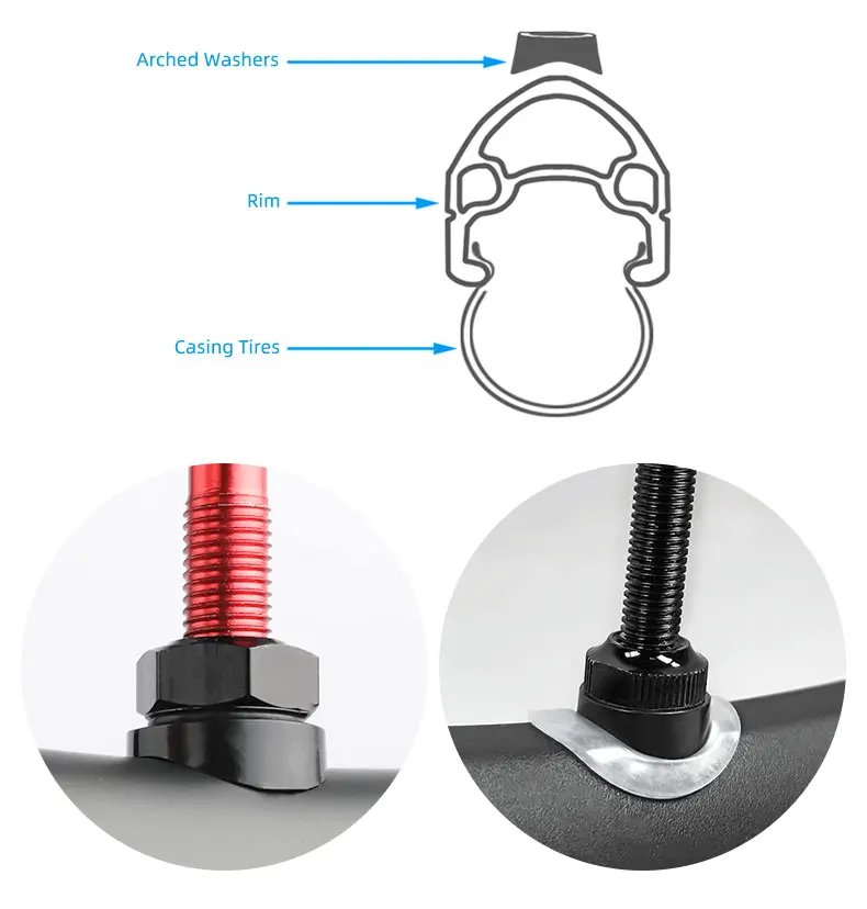 Deemount 44/60mm Presta Valves for Road Tubeless Tire CNC Alloy Stem Brass Core Cycling DIY F/V Nozzle Nipple Replacement